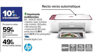 HP - Imprimante Multifonction offre à 49,99€ sur Carrefour