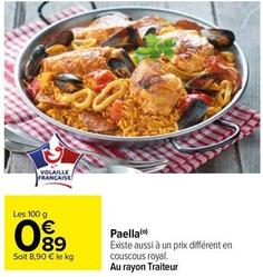 Royal - Paella offre à 0,89€ sur Carrefour