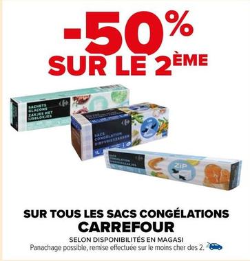 Carrefour - Sur Tous Les Sacs Congélations offre sur Carrefour Drive