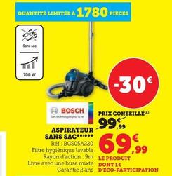 Bosch - Aspirateur Sans Sac offre à 69,99€ sur Super U