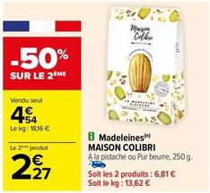 Maison Colibri - Madeleines offre à 4,54€ sur Carrefour Express