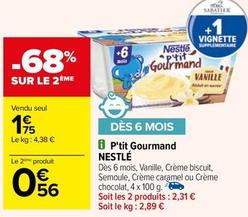 Nestlé - P'tit Gourmand offre à 1,75€ sur Carrefour Express