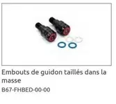 Embouts De Guidon Taillés Dans La Masse offre sur Yamaha