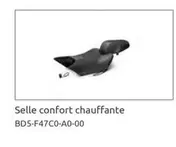 Selle Confort Chauffante offre sur Yamaha