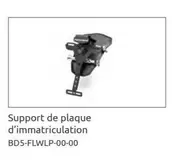 Support De Plaque D'Immatricualtion offre sur Yamaha