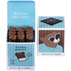Cube 24 ours en guimauve chocolat au lait offre à 11,45€ sur Jeff de Bruges