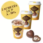 3 bombes cœur de chocolat lait caramel et ses petites guimauves par Jeff de bruges offre à 11€ sur Jeff de Bruges