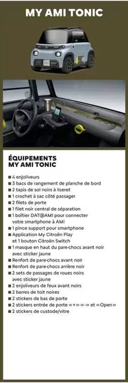 Equipements Ray Ami Tonic offre sur Citroën