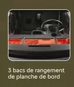 3 Bacs De Rangement De Planche De Bord offre sur Citroën