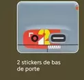 2 Stickers De Bas De Porte offre sur Citroën