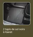 2 Tapis De Sol Noirs À Liseret offre sur Citroën