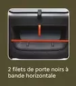 2 Filets De Porte Noirs À Bande Horizontale offre sur Citroën