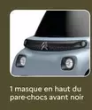 1 Masque En Haut Du Pare-chocs Avant Noir offre sur Citroën