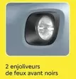 2 Enjoliveurs De Feux Avant Noirs offre sur Citroën