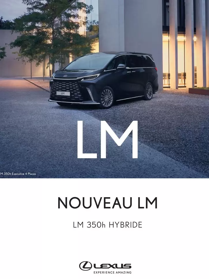 Lexus - Nouveau Lm offre sur Lexus