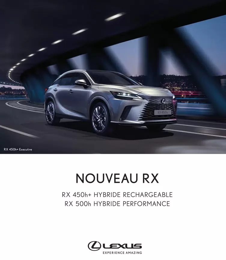 Lexus - Nouveau RX offre sur Lexus