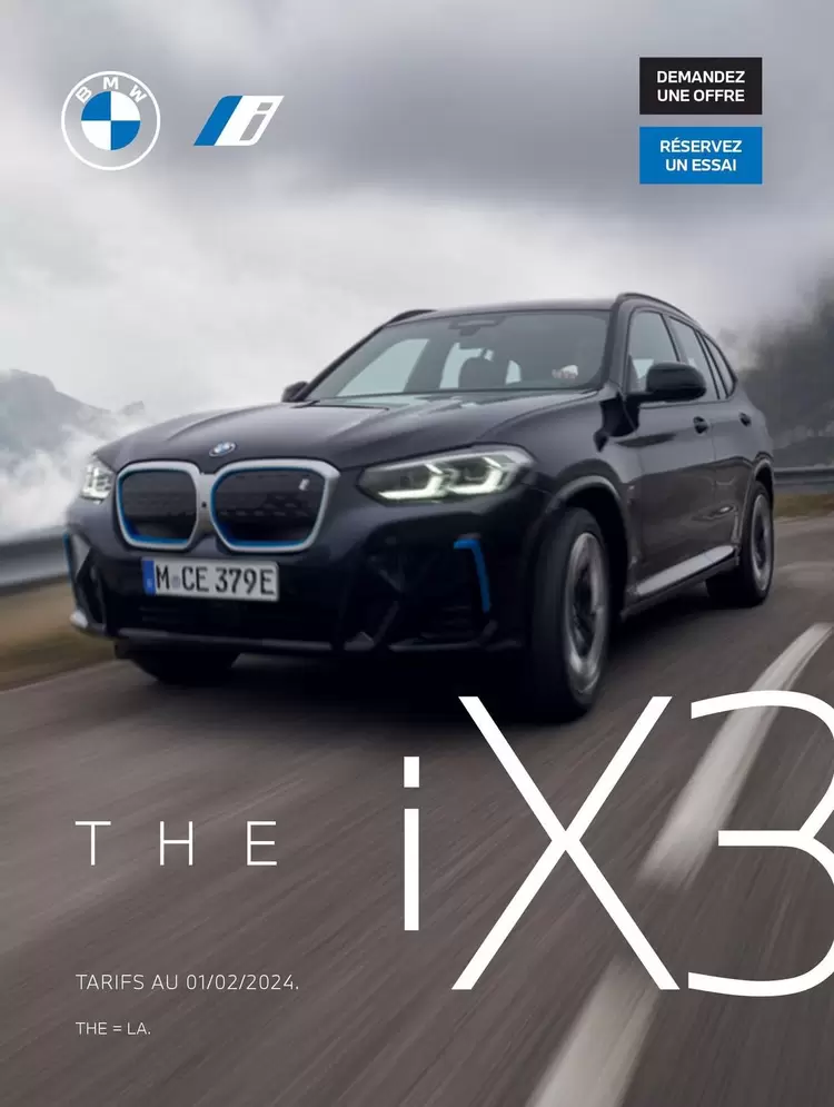 The i X3 offre sur BMW