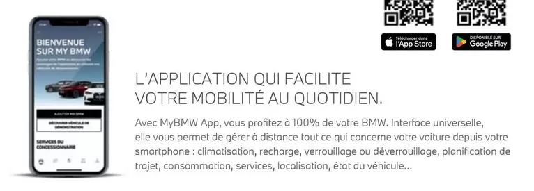 L'application Qui Facilite Votre Mobilite Au Quotidien offre sur BMW