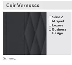 Cuir Vernasca offre sur BMW