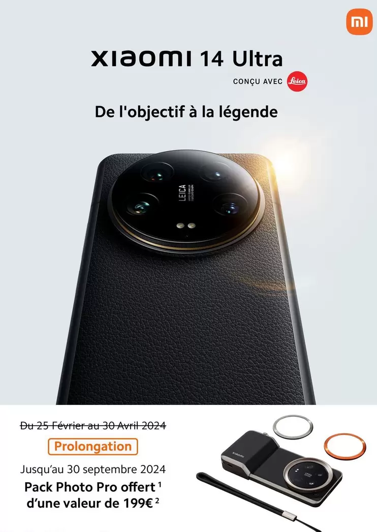 Xiaomi - Pack Photo Pro Offert 1 D'une Valeur De offre à 199€ sur LDLC