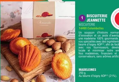 Biscuiterie Jeannette - Madeleines offre sur E.Leclerc