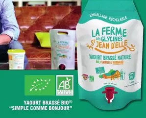 Yaourt Brasse Bio Simple Comme Bonjour offre sur E.Leclerc