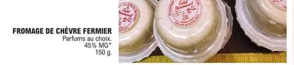 Fromage De Chèvre Fermier offre sur E.Leclerc