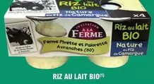 Riz Au Lait Bio offre sur E.Leclerc