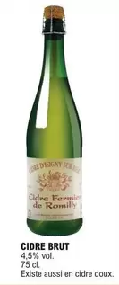 Brut - Cidre offre sur E.Leclerc