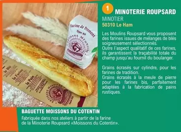 Baguette Moissons Du Cotentin offre sur E.Leclerc