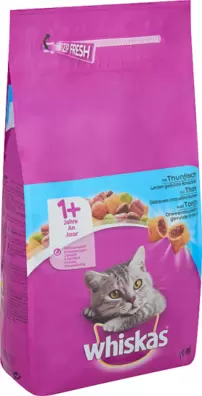 Whiskas chat délicieuses 1+ an croquettes fourrées au thon 1,9 kg offre à 7,99€ sur Tom&Co