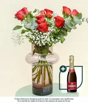 Margot Fabuleux et sa bouteille de Champagne PIPER-HEIDSIECK 37,5cl offre à 74,9€ sur Au nom de la rose