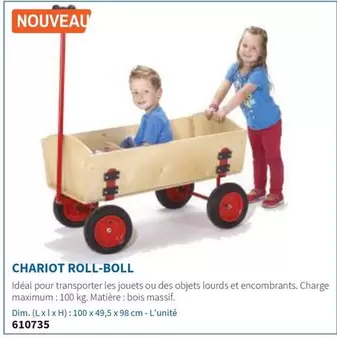 Chariot Roll-boll offre sur Hyperburo