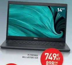 Dell - Pc Pontable Lattitude 3428  offre à 749€ sur Hyperburo