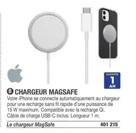 Apple - Chargeur Magsafe offre sur Hyperburo