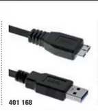 T'nB - Cable USB-A 3.0  Male/USB Micro B Male Noir 401 168 offre sur Hyperburo