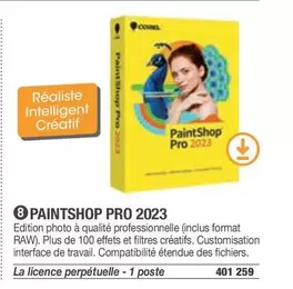 Paintshop - Pro 2023 offre sur Hyperburo