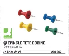 Q-Connect - Épingle Tête Bobine offre sur Hyperburo