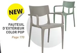 Fauteuil D'Extérieur Color Pop offre sur Hyperburo