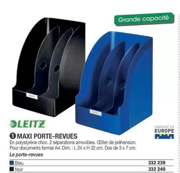 Leitz - Maxi Porte-Revues offre sur Hyperburo