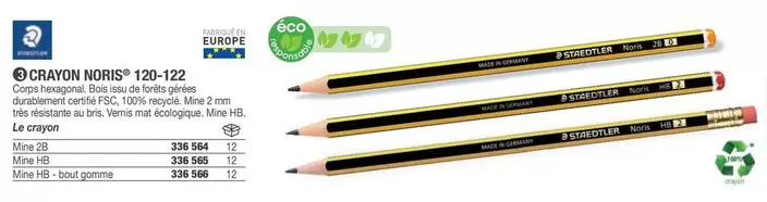 BIC - Crayon Noris 120-122 offre sur Hyperburo