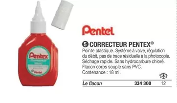 Pentel - Correcteur offre sur Hyperburo