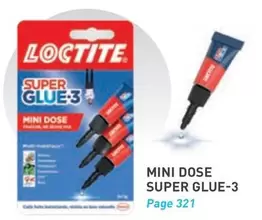 Loctite - Mini Dose Super Glue-3 offre sur Hyperburo