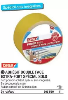 Tesa - Adhésif Double Face Extra-Fort Spécial Sols offre sur Hyperburo