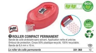 Pritt - Roller Compact Permanent offre sur Hyperburo