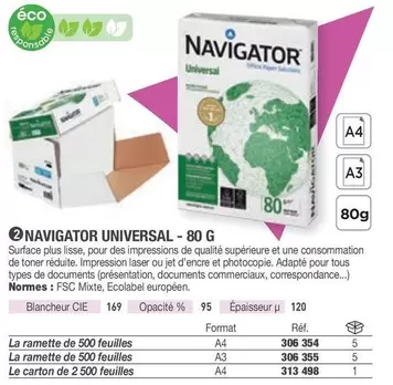 Navigator Universal offre sur Hyperburo