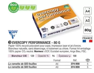 Clairefontaine - Evercopy Performance  offre sur Hyperburo