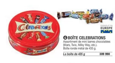 Boîte Celebrations offre sur Hyperburo