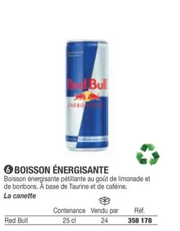 Red Bull - Boisson Énergisante offre sur Hyperburo