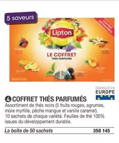 Lipton - Coffret Thes Parfumes offre sur Hyperburo